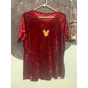 Disney Velvet Top